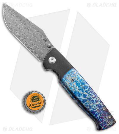 Kansept Shikari Knife | Lightning Strike + Damasc - Blade HQ
