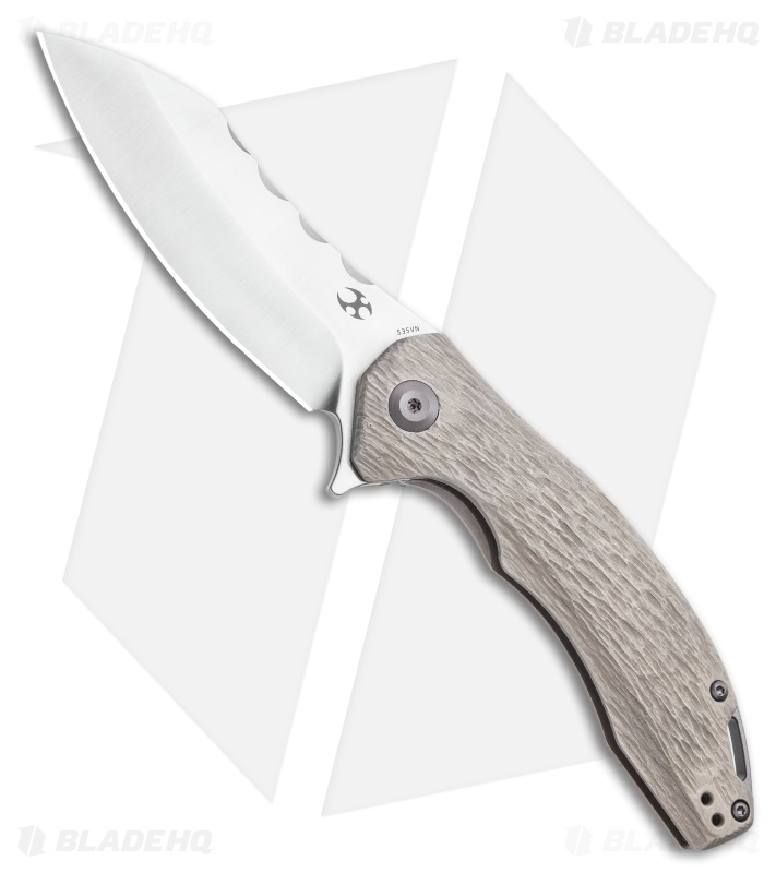 Kansept Knives Spirit - Frame Lock Knife | Woodgrain | Blade HQ