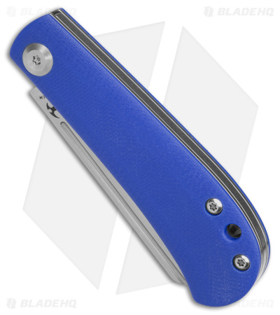 Kansept Knives Swan Bevy Slip Joint Knife Blue G-10 (2.5" Satin 154CM)