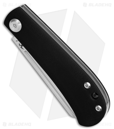Kansept Knives Swan Bevy Slip Joint Knife Black G-10 (2.5" Satin 154CM)