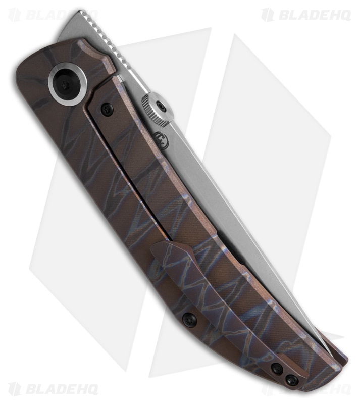 Kansept Knives Tarkin Knife Tiger Stripe Flamed Ti