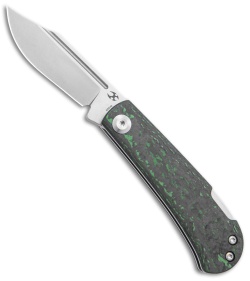 Kansept Knives Swan Wedge Lockback Knife Jungle Carbon Fiber (2.5" Stonewash)