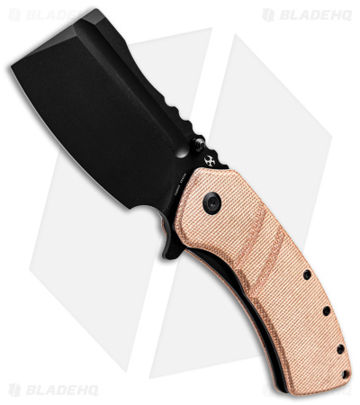 Kansept Knives XL Korvid Knife | Brown Micarta + Black - Blade HQ