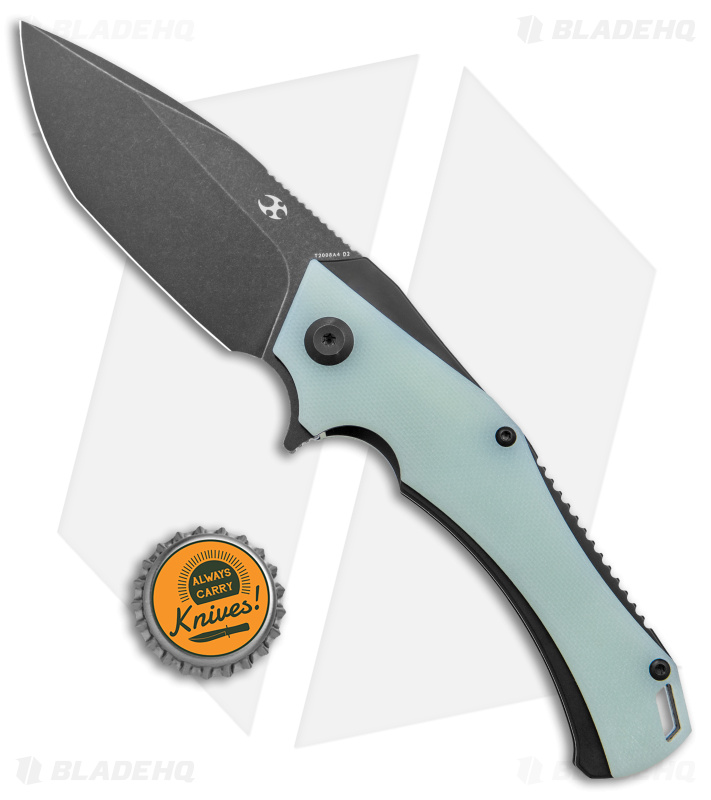Kansept Mini Hellx | Jade G-10 + Black T2008A4 - Blade HQ