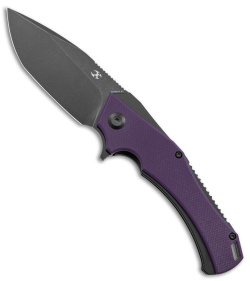 Kansept Mini Hellx Liner Lock Knife Purple G-10 (3.5" Black) T2008A6