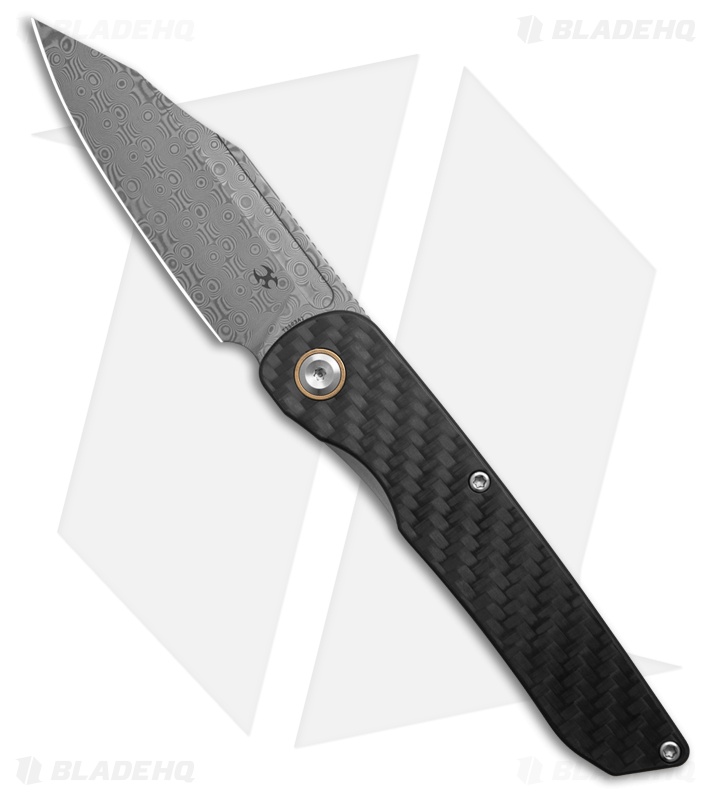 Kansept Nettle Frame Lock Knife Twill Carbon Fiber & G10 - Blade HQ