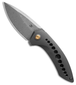 DONTPANIC TYPE-03 FULL ＋1.5 Kansept Odd 21 Frame Lock Knife Black SW Ti W/Bronze Holes