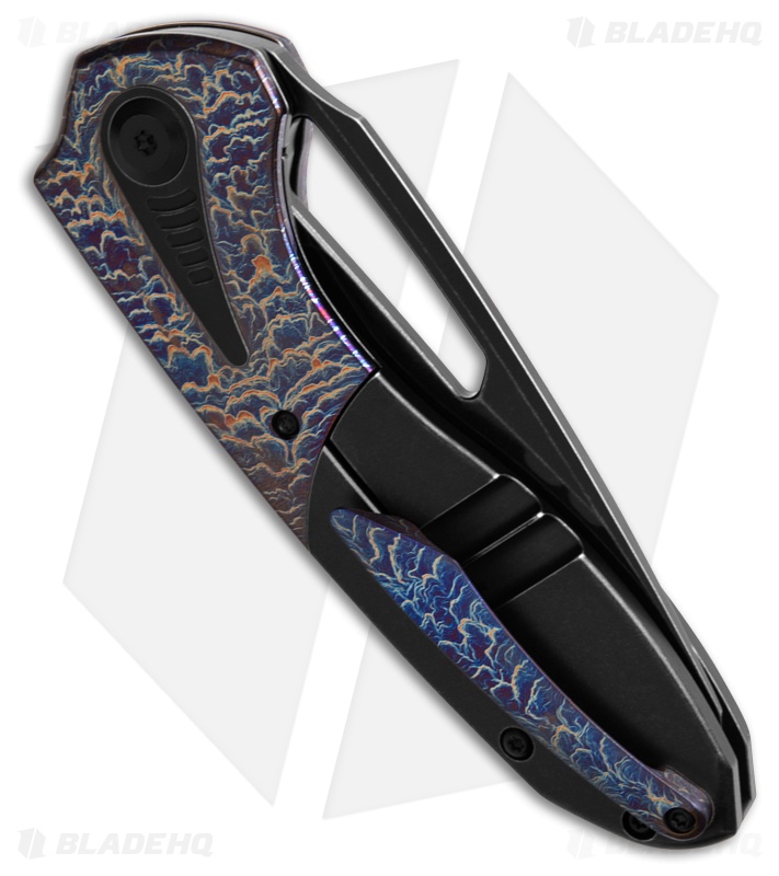 Kansept Thoth Knife Lightning Strike Ti Black SW