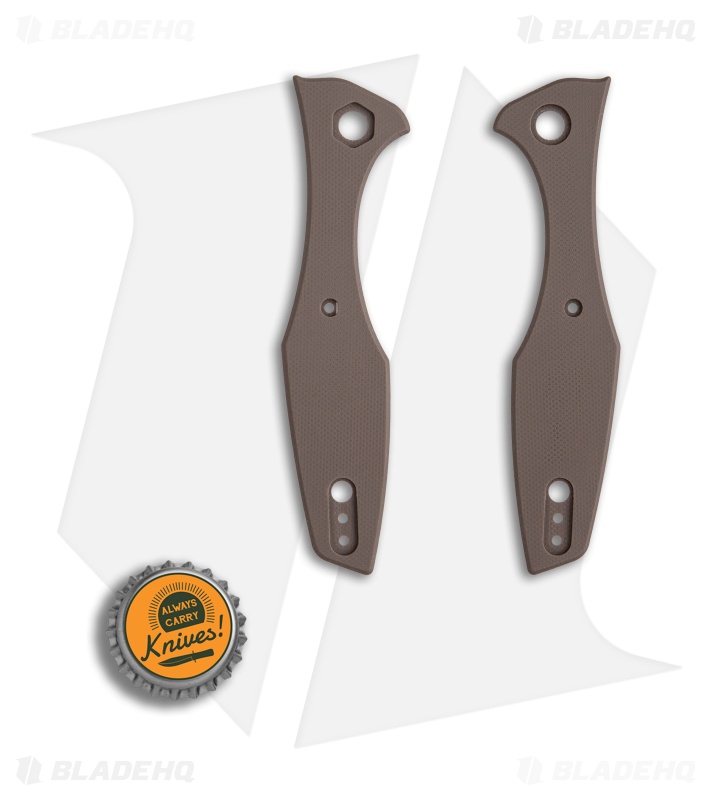 Karbadize ZT 0393 Replacement Scales | Brown G-10
