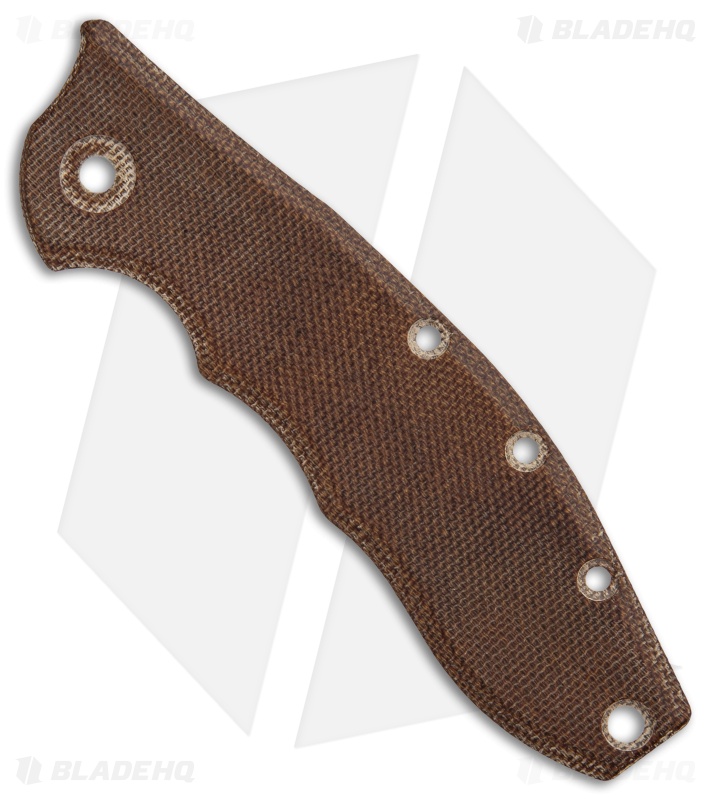 Karbadize ZT 0562 Replacement Scales | Natural Canvas Micarta