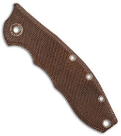 Karbadize ZT 0562 Replacement Scales - Natural Canvas Micarta 