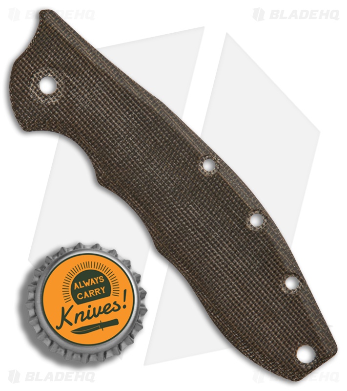 Karbadize ZT 0562 Replacement Scales - OD Green Canvas Micarta 