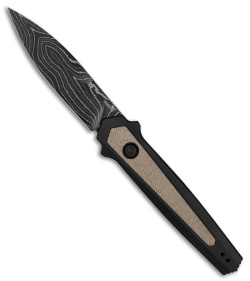 Kershaw Launch 15 Automatic Knife Aluminum/Micarta (3.5" Damascus)