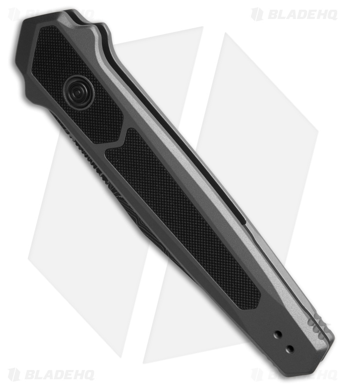 Kershaw Launch 17 Automatic Knife Black/Gray G-10 Damascus