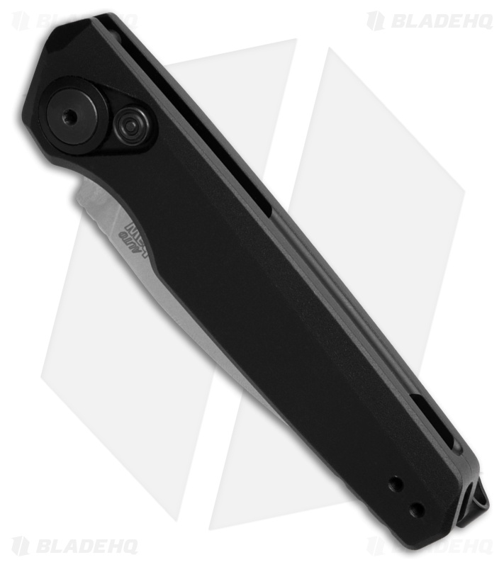 Kershaw Launch 18 Automatic Knife Black Aluminum (2.8" Stonewash)