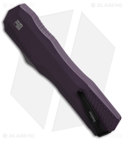 Kershaw Livewire MagnaCut OTF Automatic Knife Purple Aluminum (3.4" Stonewash)