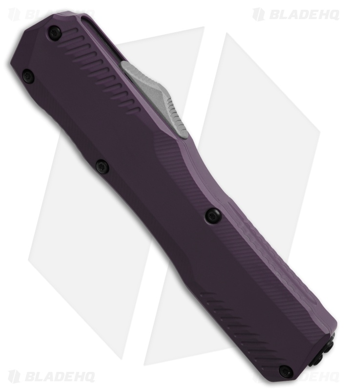 Kershaw Livewire MagnaCut OTF Automatic Knife Purple Aluminum (3.4" Stonewash)