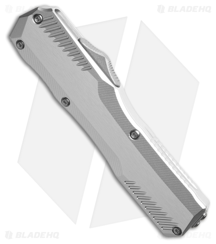 Kershaw Livewire MagnaCut OTF Automatic Knife Raw Aluminum (3.4" Stonewash)
