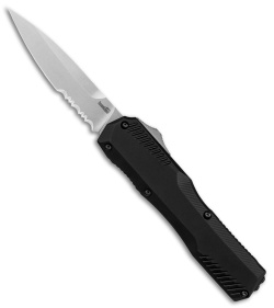 Kershaw Livewire MagnaCut D/A OTF Knife Black (3.4" Stonewash Serr) 9000ST