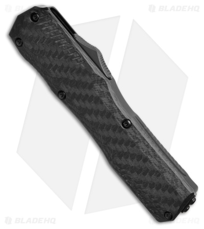 Kershaw Livewire MagnaCut Tanto OTF Automatic Knife Al/CF (3.3" Damascus)