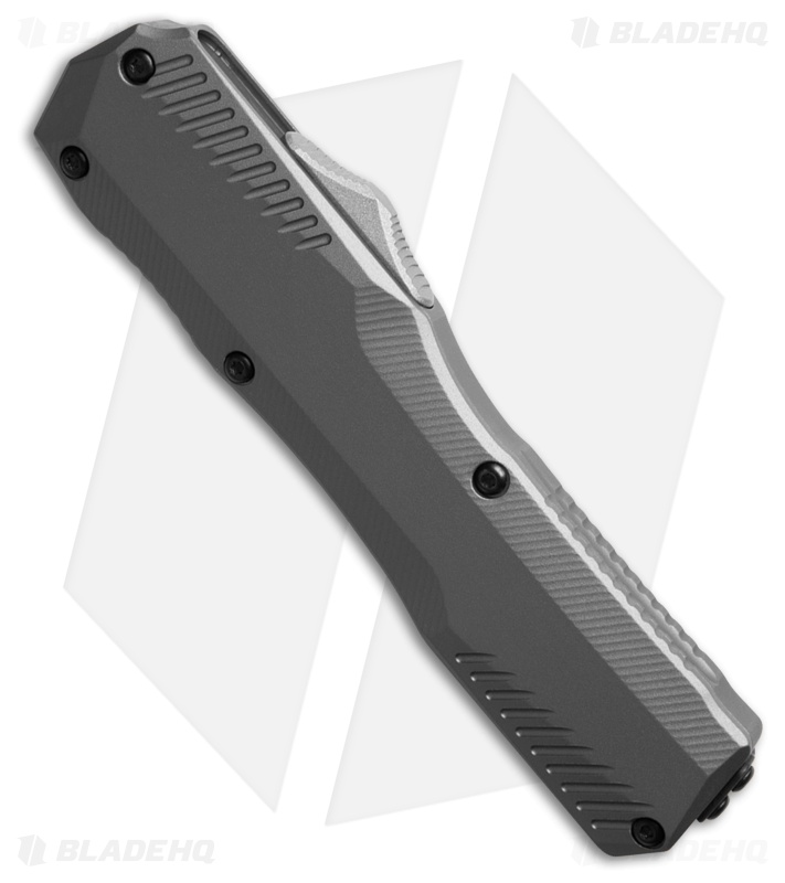 Kershaw Livewire MagnaCut Tanto OTF Automatic Knife Gray Aluminum (3.4" SW)