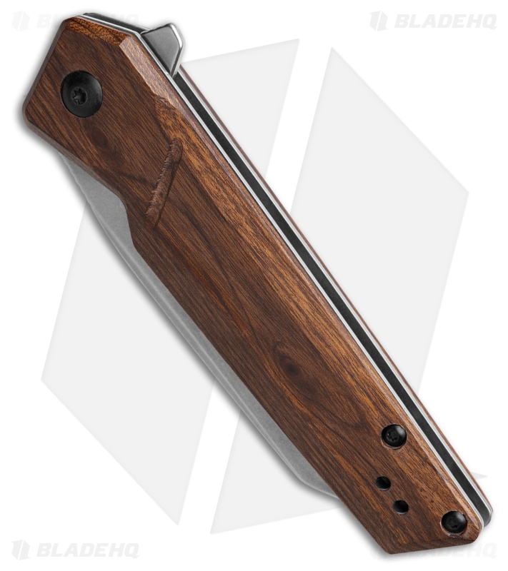 Kershaw Avert Spring Assisted Liner Lock Knife Wood (3.3" Stonewash)