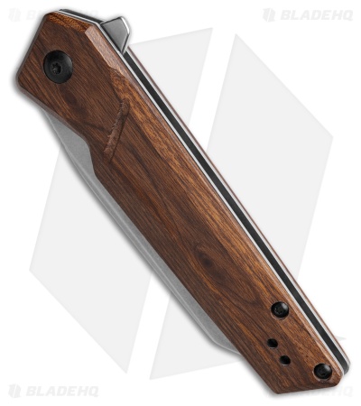Kershaw Avert Spring Assisted Liner Lock Knife Wood (3.3" Stonewash)
