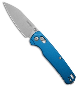 Kershaw Bel Air MagnaCut DuraLock Knife Blue Aluminum (3" Stonewash)