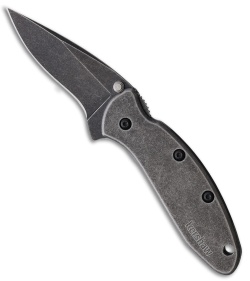 Kershaw Chive Frame Lock Assisted Opening Knife Gray Steel (1.94&quot; Blackwash) | 204551