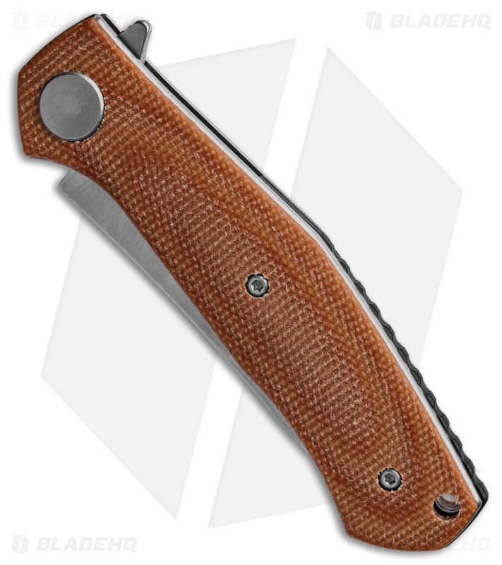 Kershaw Sinkevich Concierge Liner Lock Knife Brown Micarta (3.25" SW D2)
