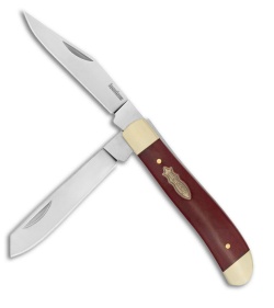 Kershaw Gadsden Trapper Slip Joint Knife 2.5" Red Bone