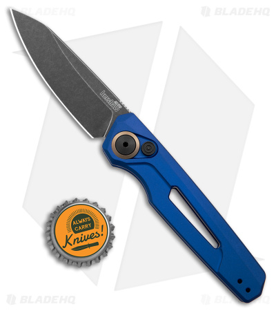 Kershaw Launch 11 Automatic Knife Blue Aluminum (2.75" Blackwash) 7550BLU