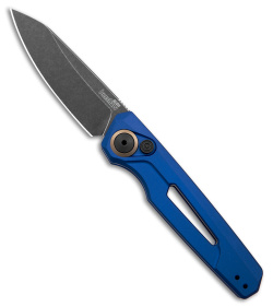 Kershaw Launch 11 Automatic Knife Blue Aluminum (2.75" Blackwash) 7550BLU