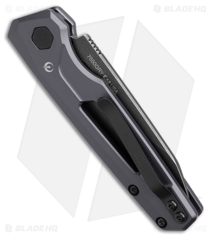 Kershaw Launch 11 Automatic Knife Gray Aluminum (2.75" Blackwash) 7550GRY