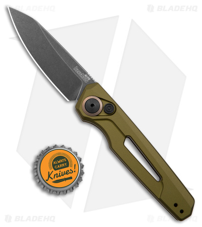 Kershaw Launch 11 Automatic Knife OD Green Aluminum (2.75" Blackwash) 7550OL