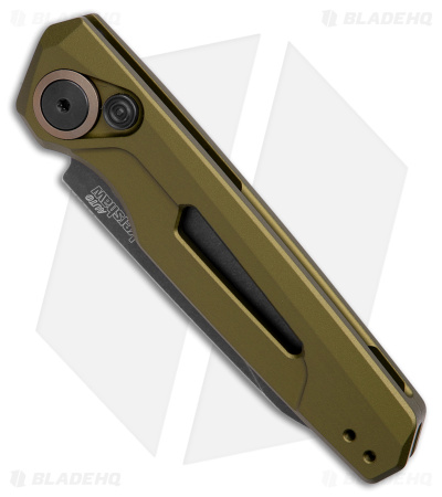 Kershaw Launch 11 Automatic Knife OD Green Aluminum (2.75" Blackwash) 7550OL