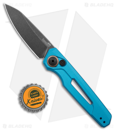 Kershaw Launch 11 Automatic Knife Teal Aluminum (2.75" Blackwash) 7550TEAL