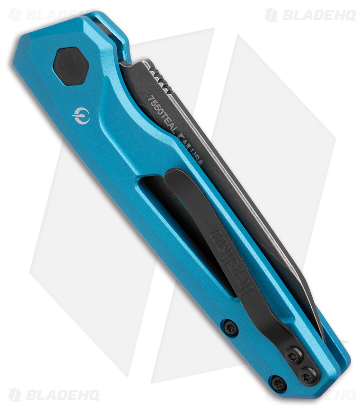 Kershaw Launch 11 Automatic Knife Teal Aluminum (2.75" Blackwash) 7550TEAL