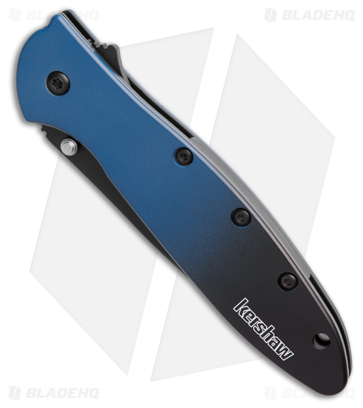 Kershaw Leek MagnaCut Assisted Opening Gradient Blue (3" Black)