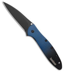 Kershaw Leek MagnaCut Assisted Opening Gradient Blue (3" Black)