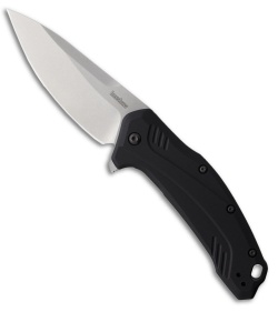 Kershaw Link Spring Assisted Liner Lock Knife Black Aluminum (3.25&quot; SW MagnaCut) | 221104