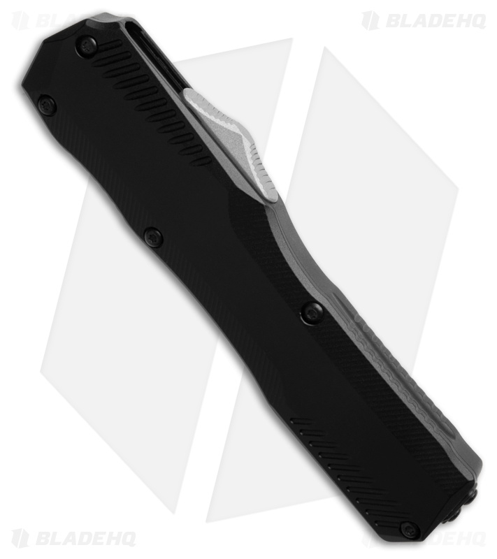 Kershaw Livewire OTF D/A Automatic Knife Black Aluminum (3.4" Damascus)