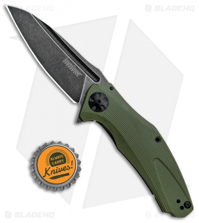 Kershaw Natrix A/O Knife Olive Green G-10 (3.25" BlackWash) 7007OLBW