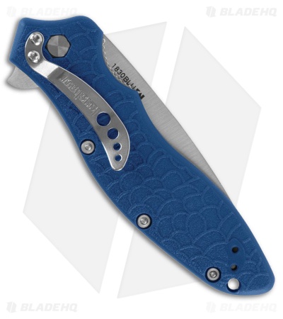 Kershaw Oso Sweet Assisted Opening Liner Lock Knife Blue GFN (3" Satin)