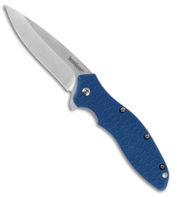 Kershaw Oso Sweet Assisted Opening Liner Lock Knife Blue GFN (3&quot; Satin) | 221059