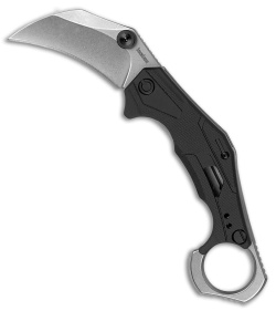 Kershaw Outlier Assisted Karambit Knife Black GRN (2.5" Stonewash)