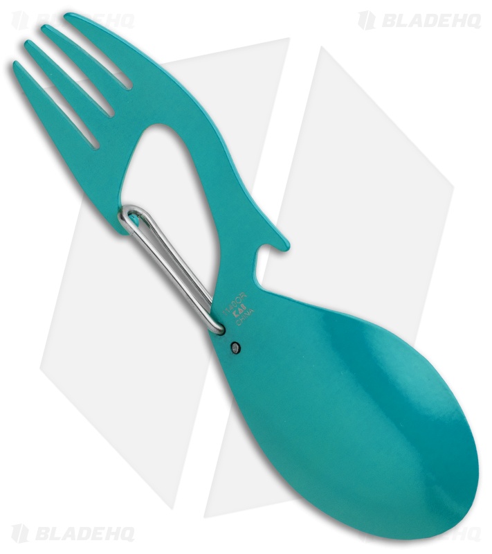 Kershaw Ration Stainless Steel Spork Multi-tool (Teal) 1140TEALX