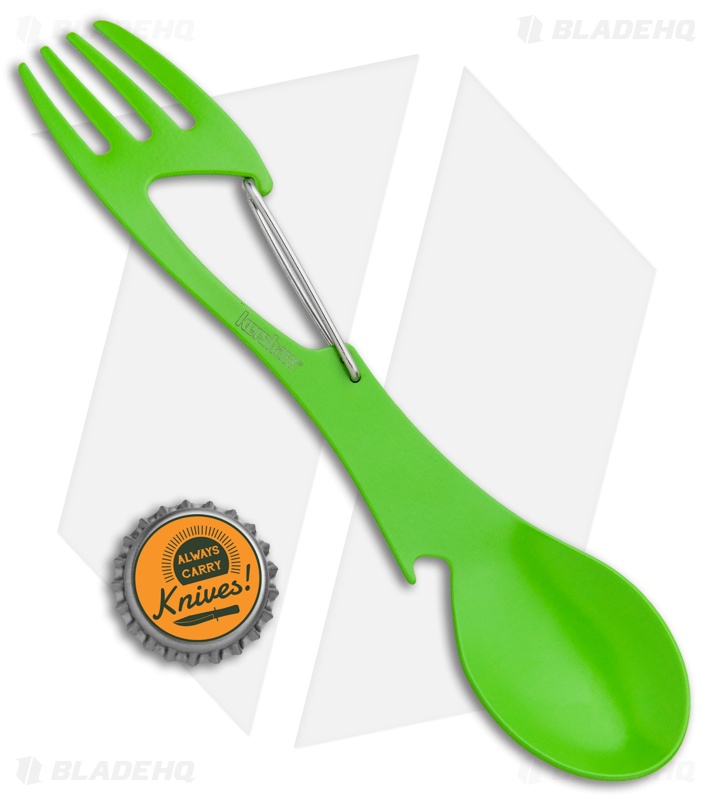 Kershaw Ration XL Stainless Steel Spork Multi-Tool (Spring Green) 1145GRNX