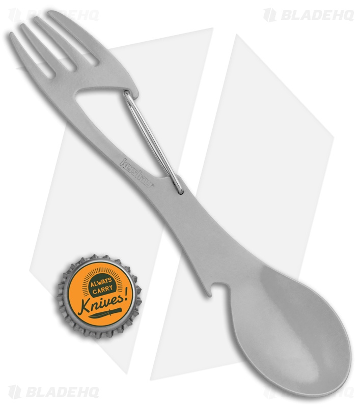 Kershaw Ration XL Stainless Steel Spork Multi-Tool (Bead Blast) 1145X