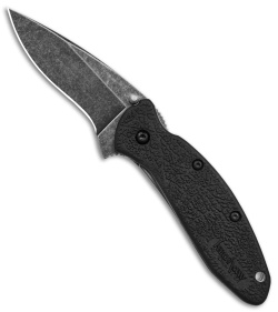 Kershaw Scallion Assisted Opening Knife Black (2.25" Blackwash)